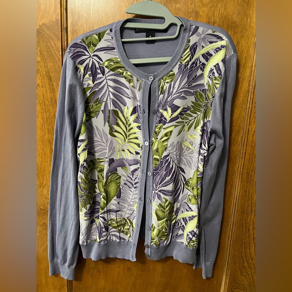 Josephine Chaus silk and silk blend cardigan